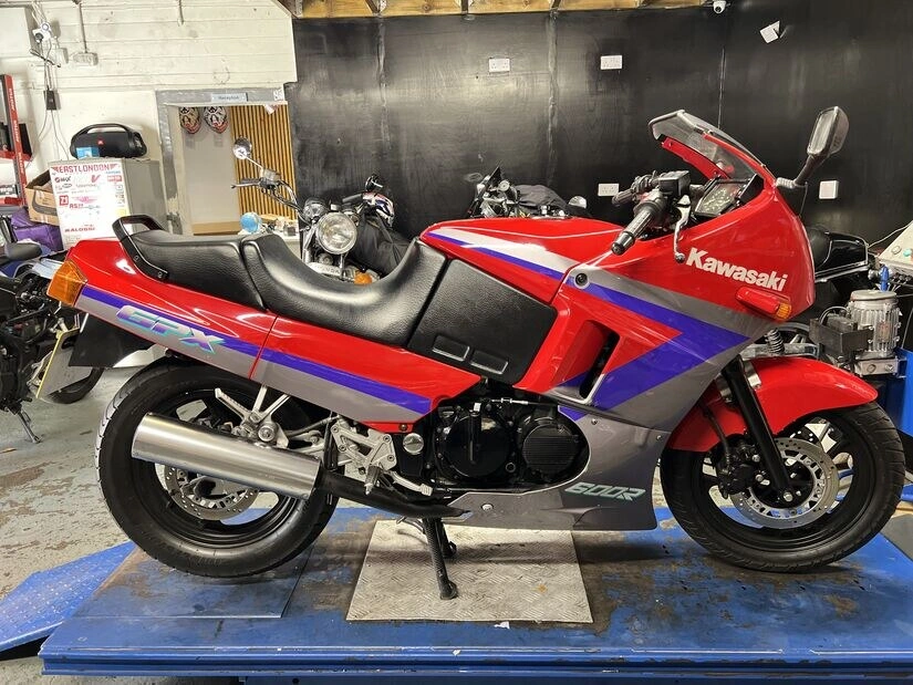 Motorcycle work at East London Motorcycles